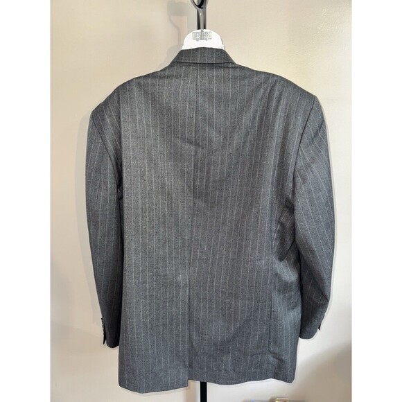 Ralph Lauren Blazer Sport Coat Gray Wool Cashmere Jacket 44R,(Short)  Big 48" - Picture 3 of 10